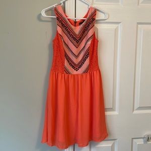 Orange dress